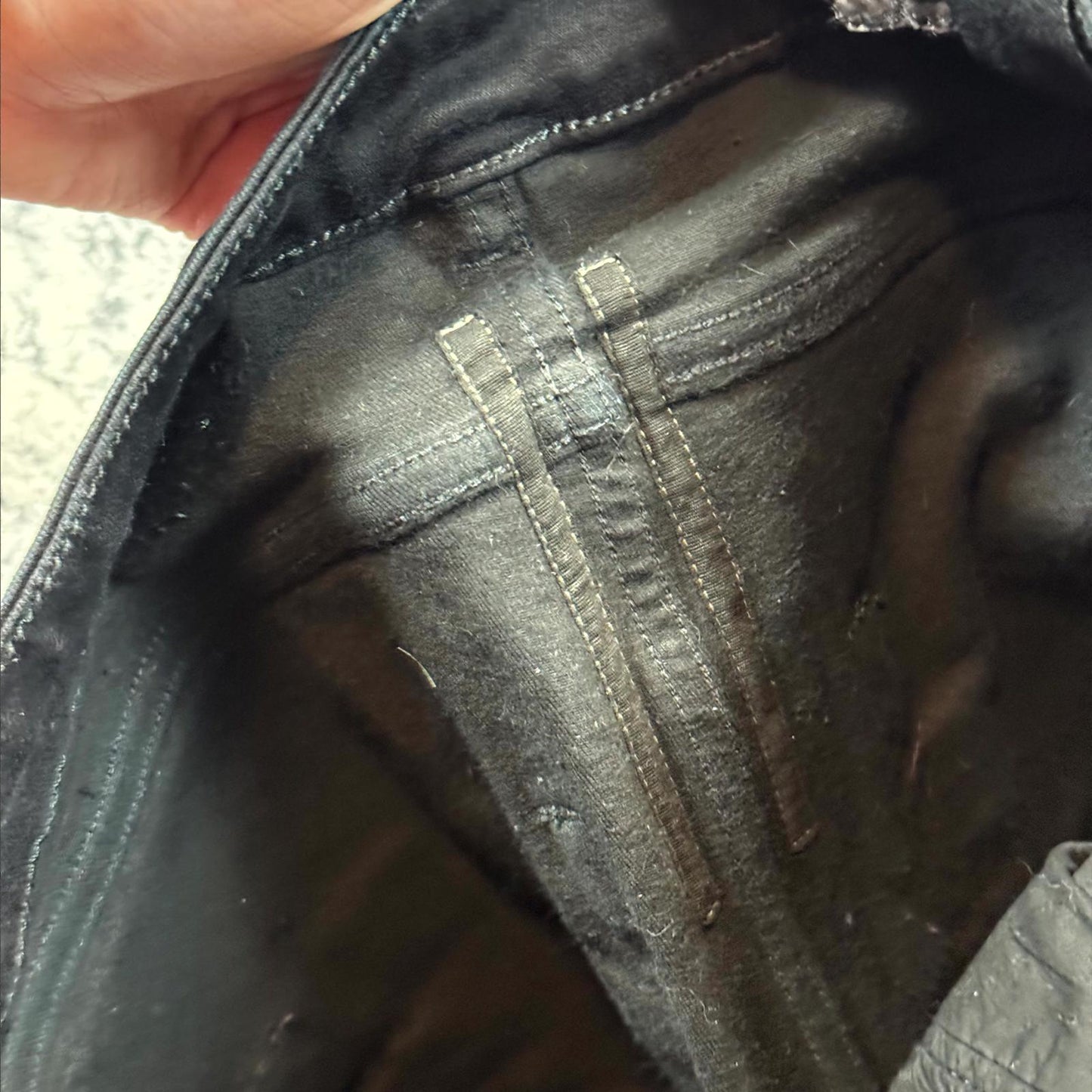 Rick Owens Tyrone Slashed Bootcut Denim