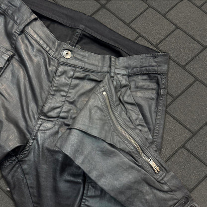 SS16 Rick Owens Waxed Memphis Cut Denim