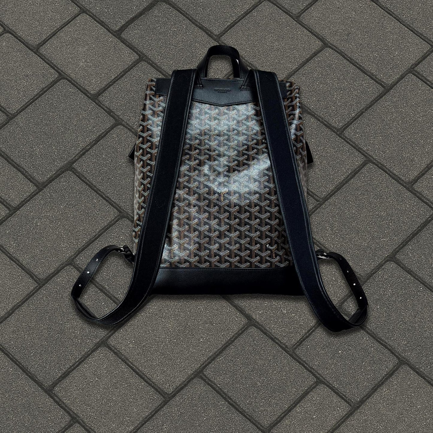 Goyard Black Cisalpine Backpack
