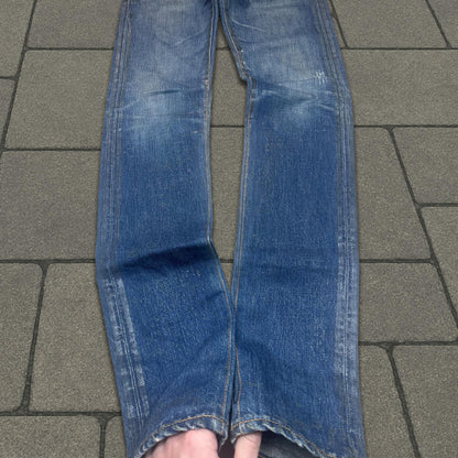 SS07 Dior Homme Blue Waxed Luster Denim