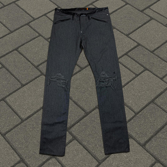 AW05 Undercover Grey Cummerbund Denim