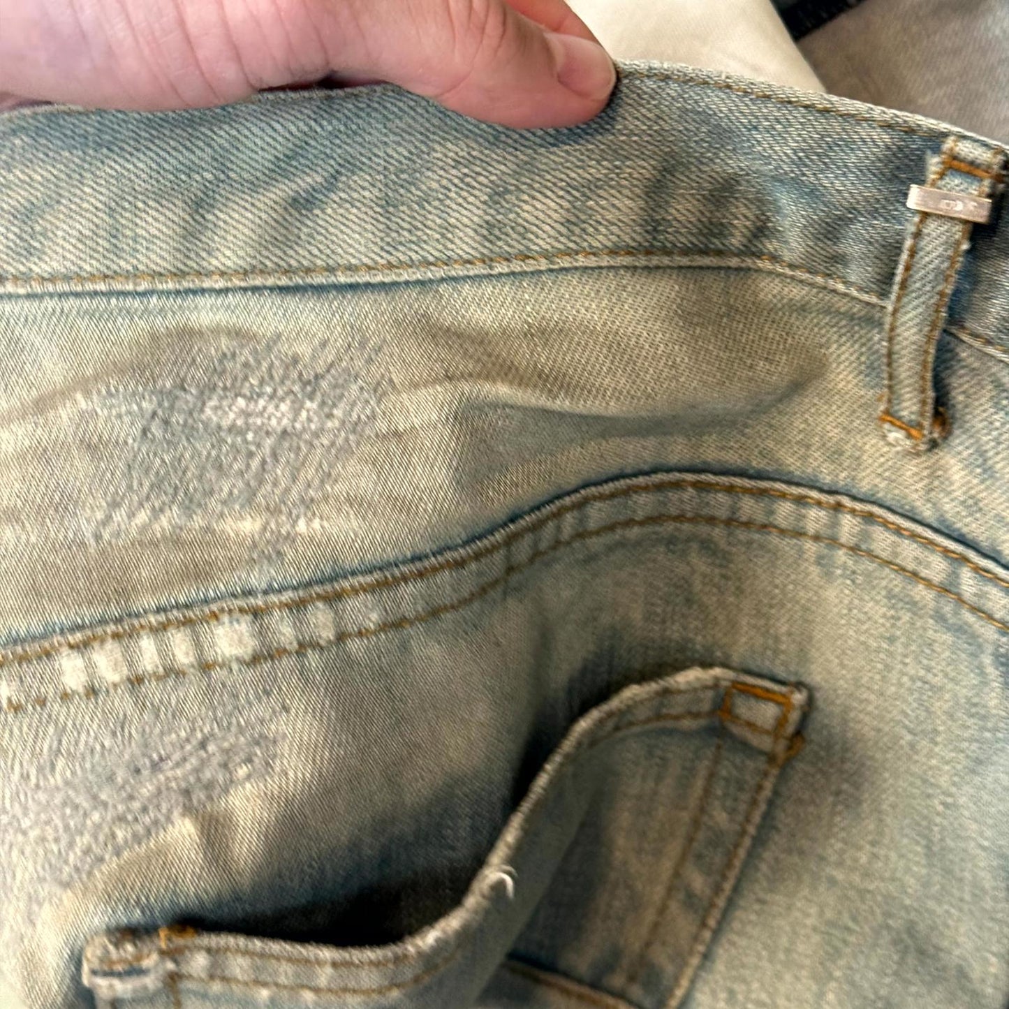 SS04 Dior Homme Unwaxed Bleu Clair Denim