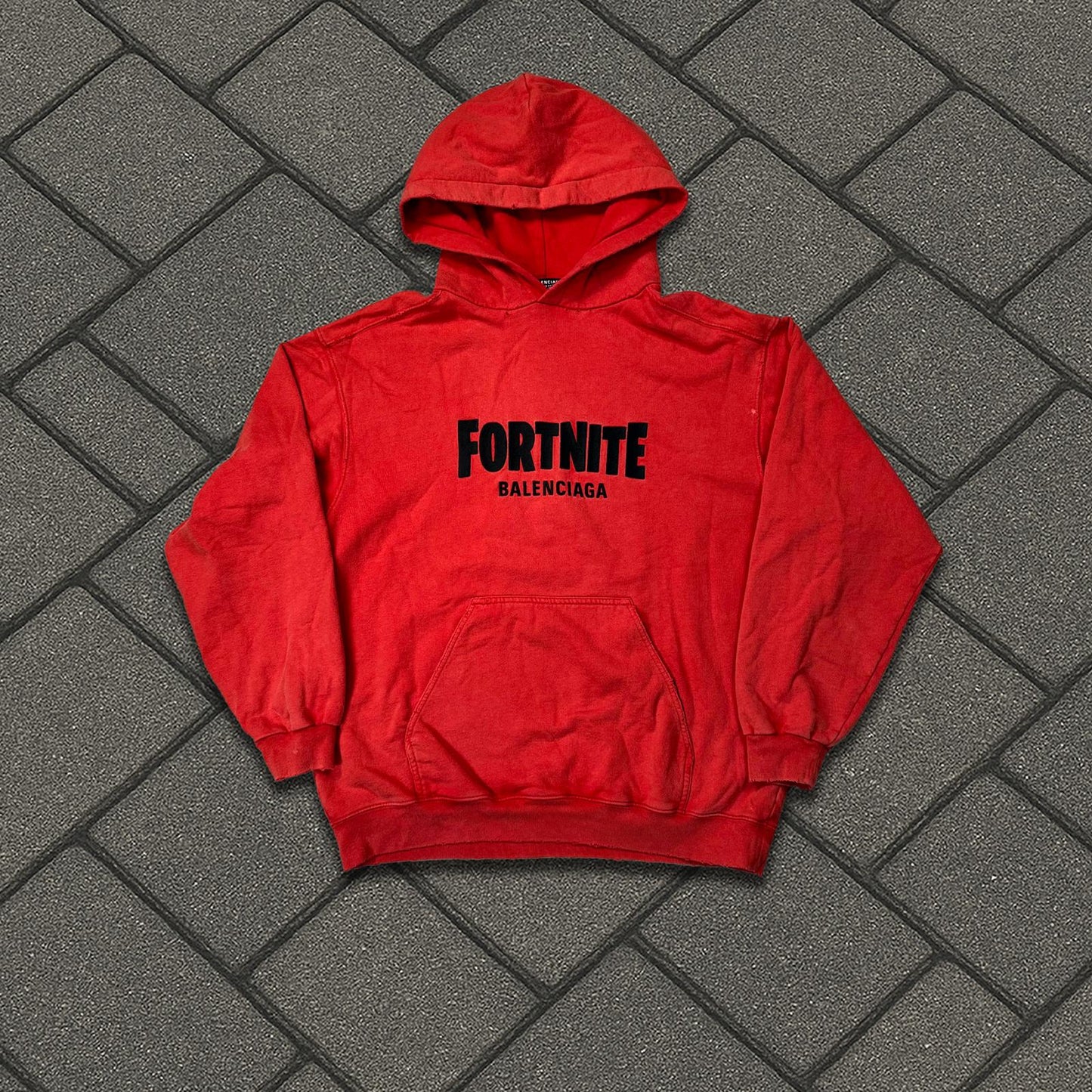 2021 Balenciaga Fortnite 1/200 Red Hoodie