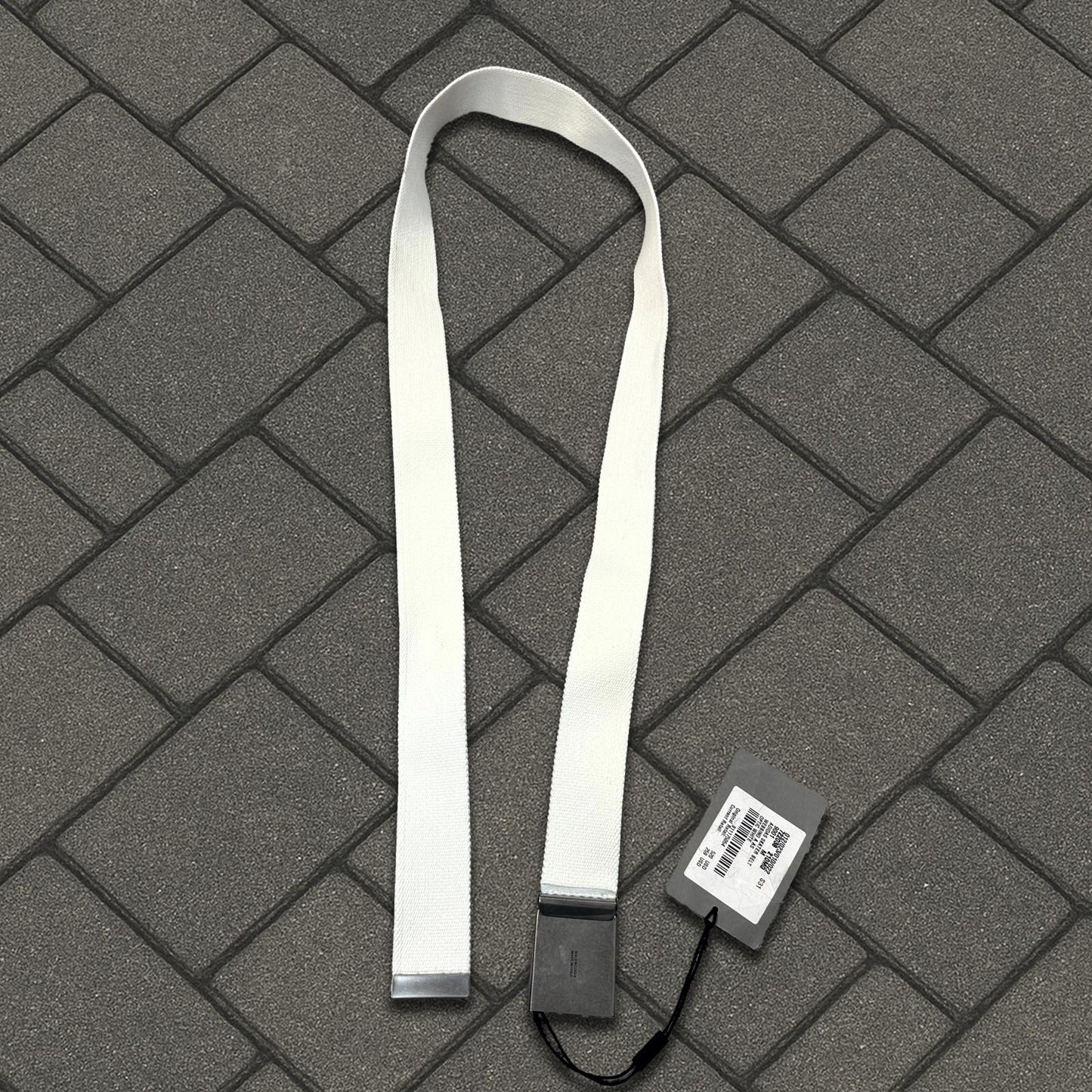 Balenciaga Adidas White Trefoil Belt