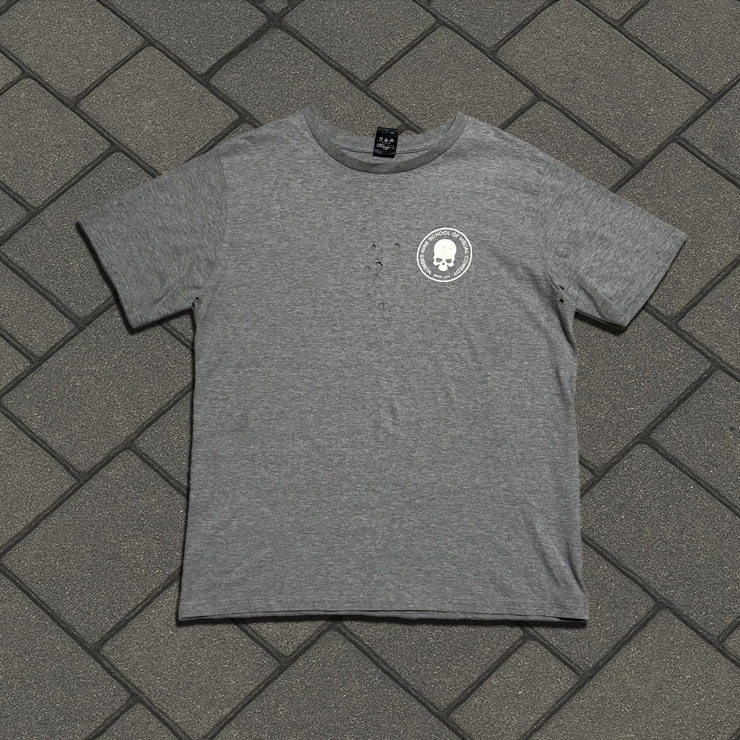 Number (N)ine Grey School Of Visual Comedy Tee