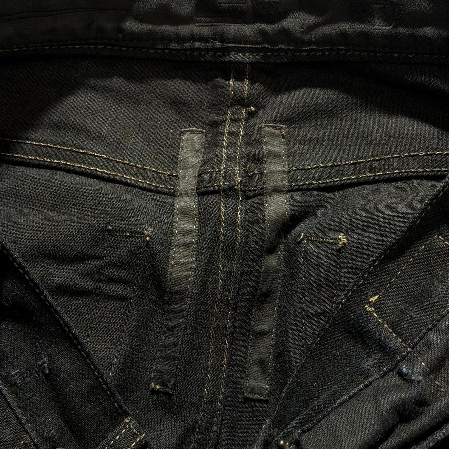 AW07 Rick Owens ‘Scrappe’ Detroit Cut Denim