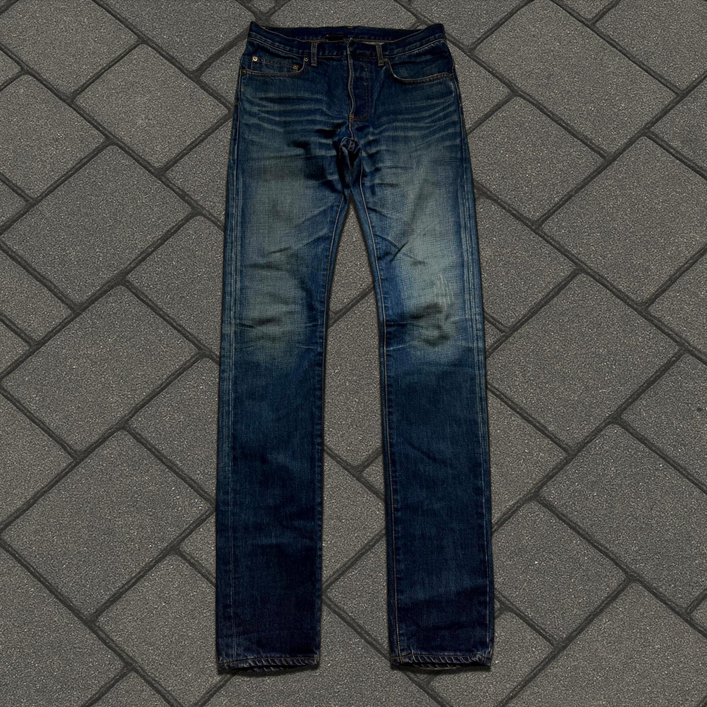AW06 Dior Homme Blue Clawmark Denim