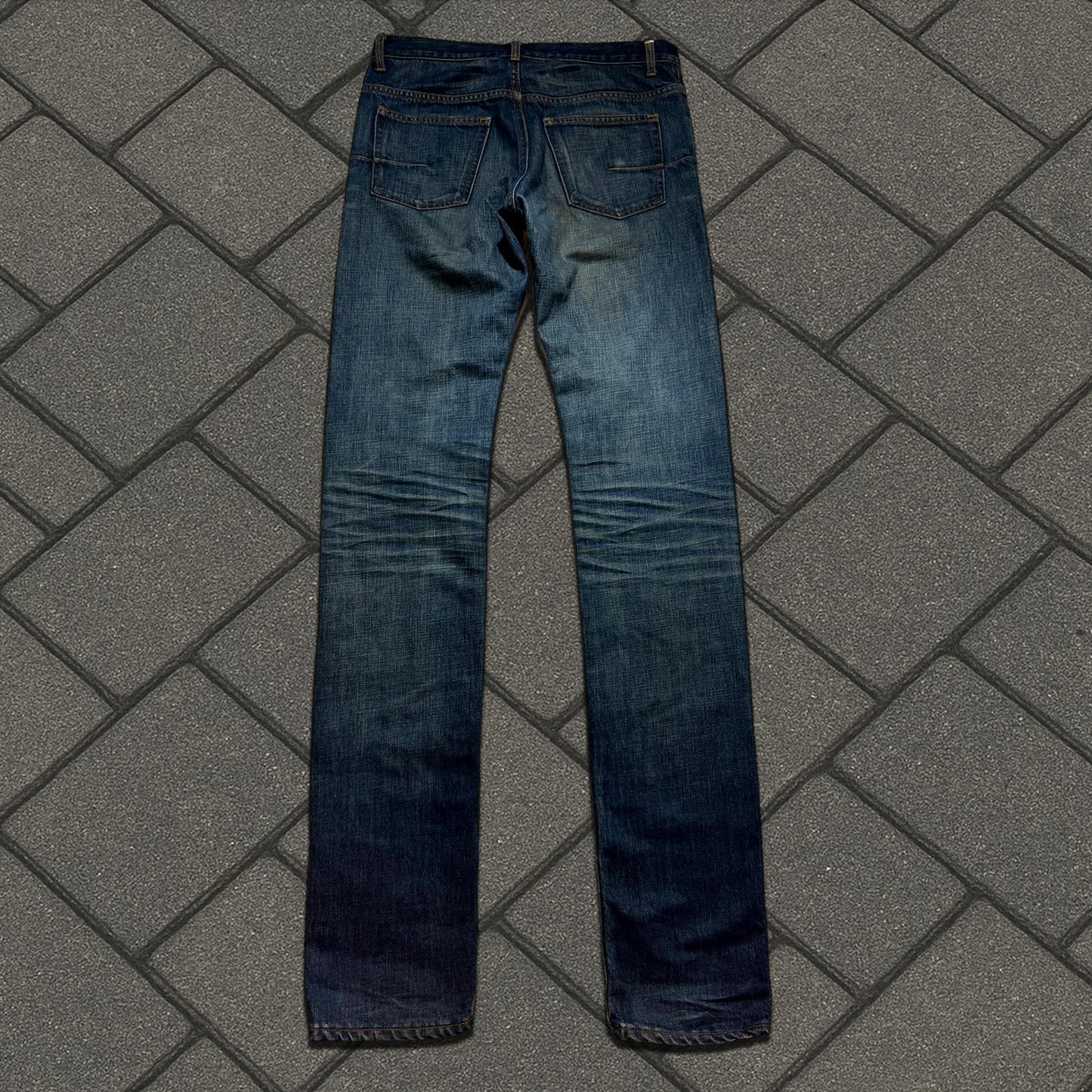 AW06 Dior Homme Blue Clawmark Denim