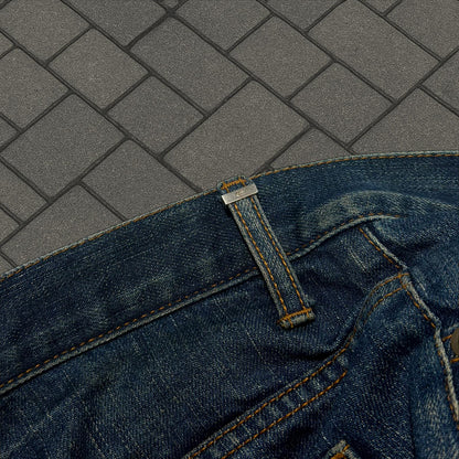 AW06 Dior Homme Blue Clawmark Denim