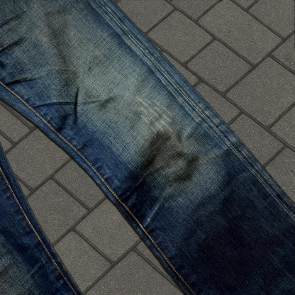 AW06 Dior Homme Blue Clawmark Denim