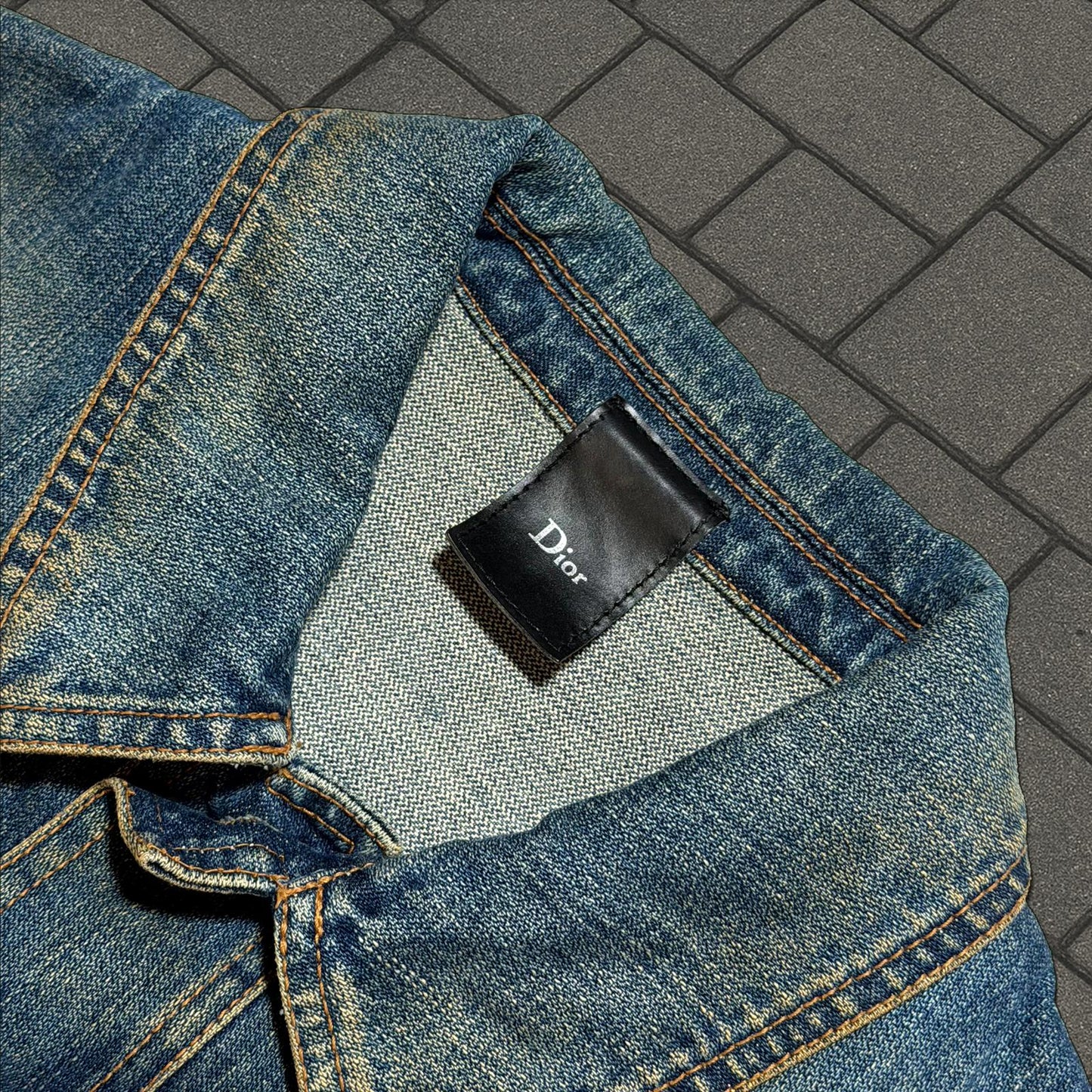 AW04 Dior Homme Rust Denim Jacket