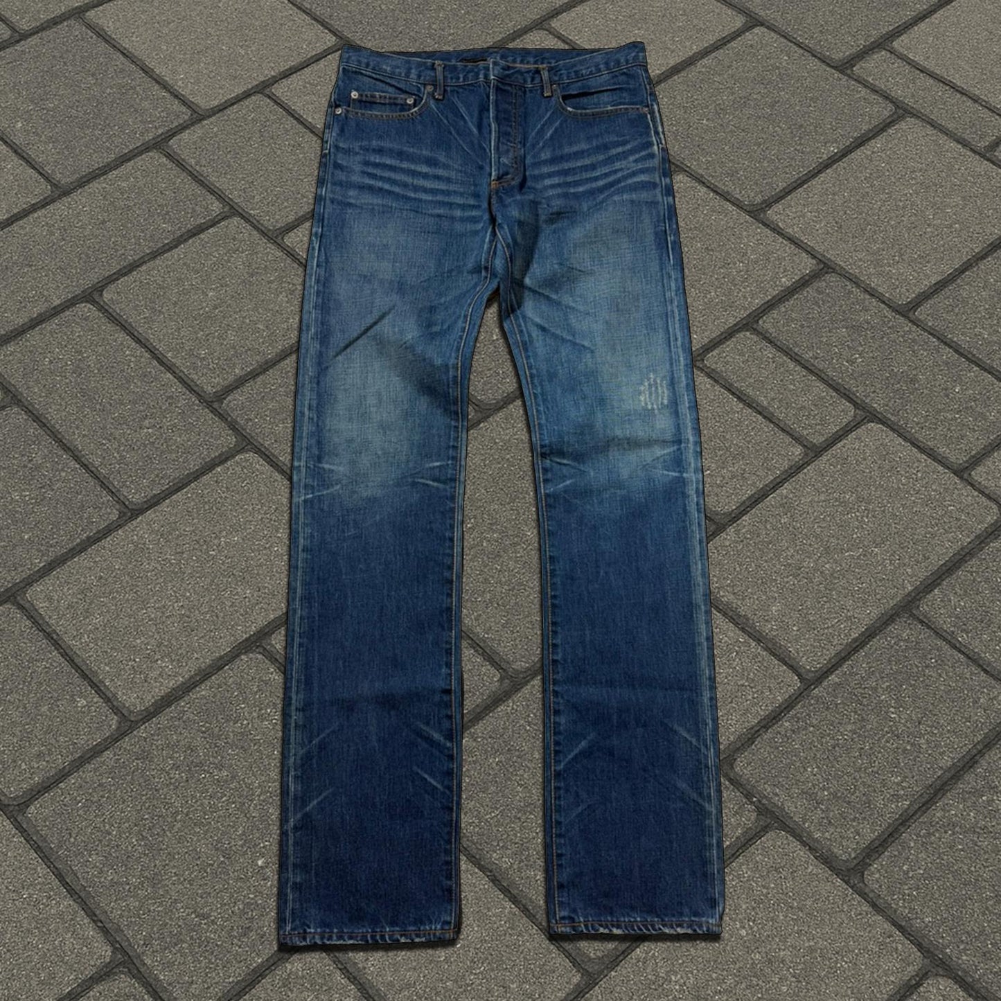 AW03 Dior Homme Blue Clawmark Denim