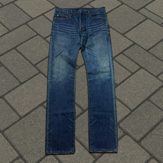 AW03 Dior Homme Blue Clawmark Denim