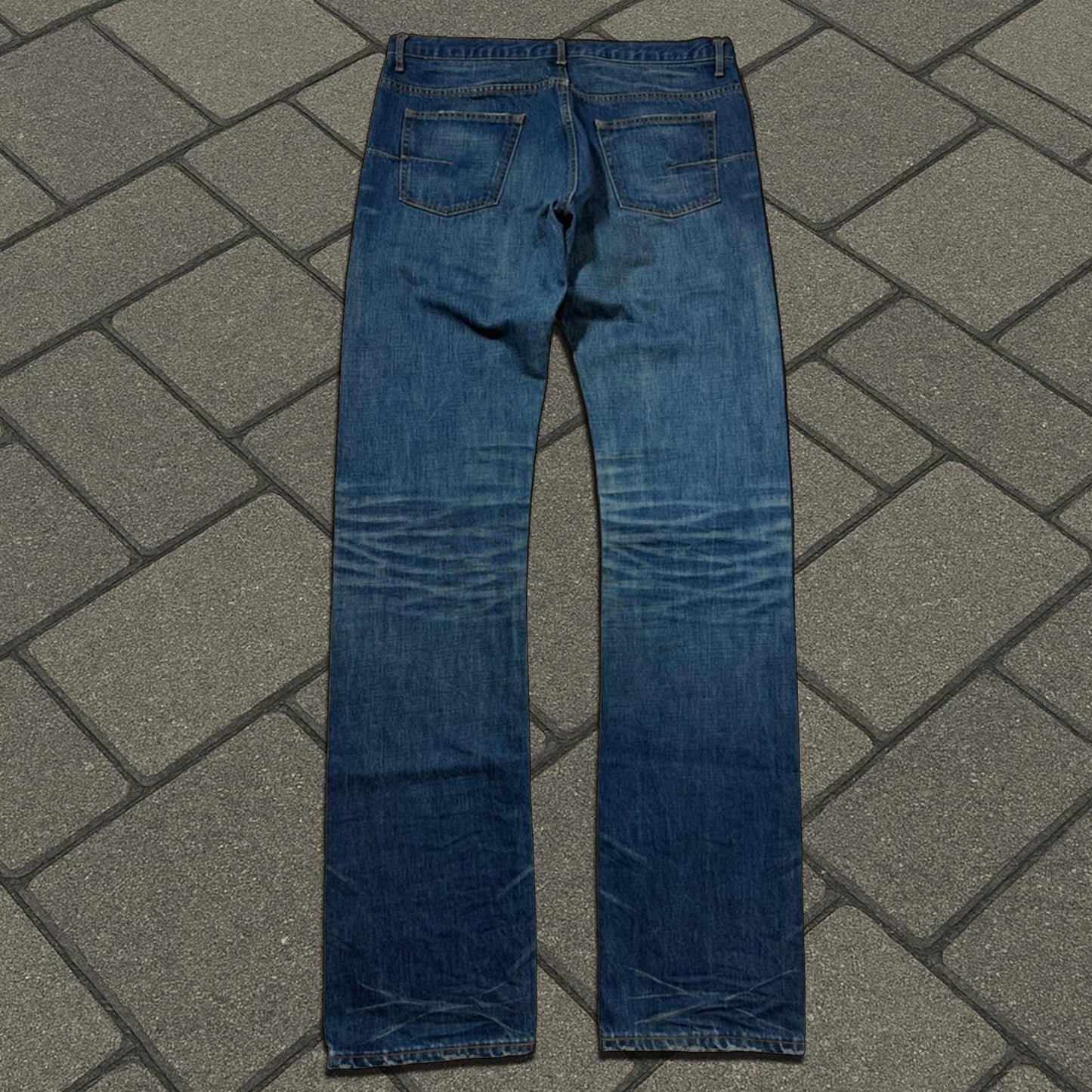 AW03 Dior Homme Blue Clawmark Denim