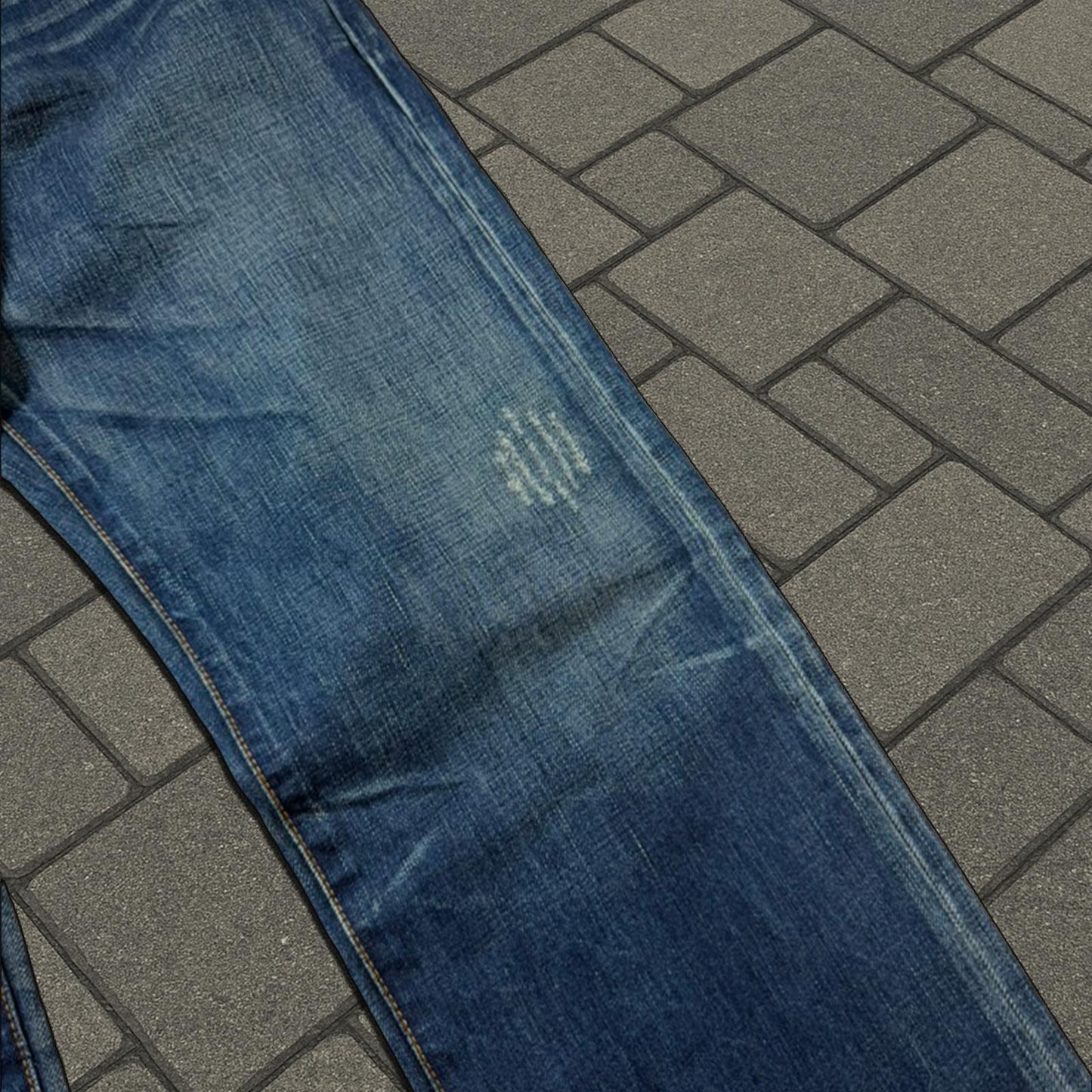 AW03 Dior Homme Blue Clawmark Denim