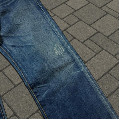 AW03 Dior Homme Blue Clawmark Denim