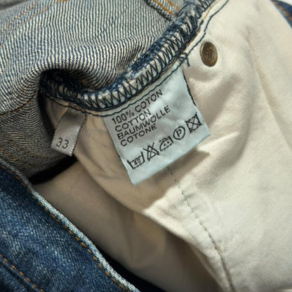 AW03 Dior Homme Blue Clawmark Denim