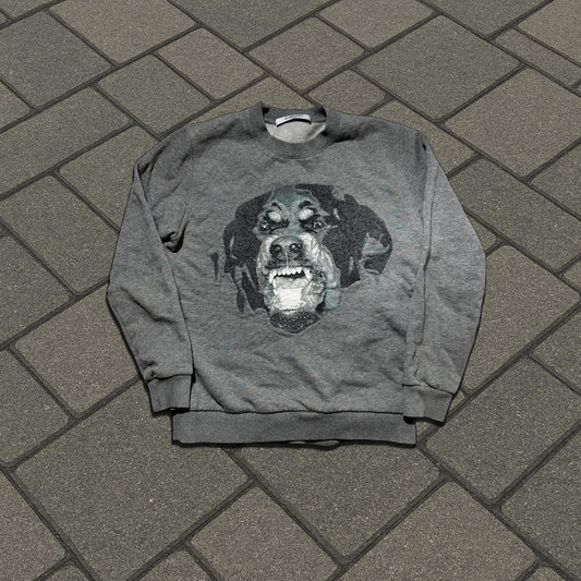 Givenchy Grey Rottweiler Crewneck