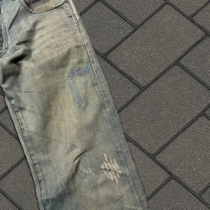 SS04 Dior Homme Unwaxed Bleu Clair Denim