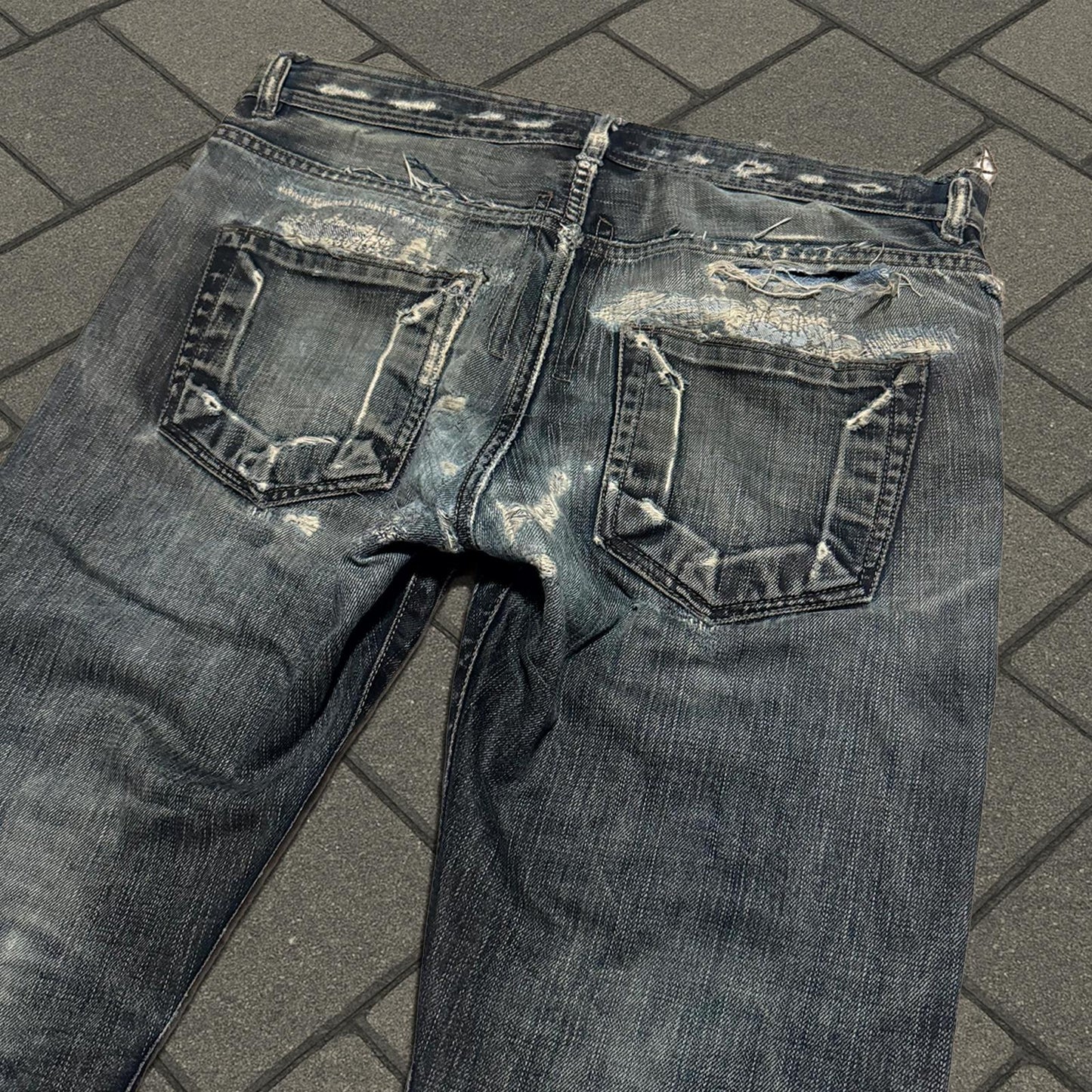 FW07 RIck Owens Dust Detroit Cut Denim