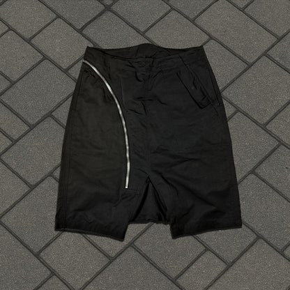Rick Owens Black Nylon Aircut Shorts