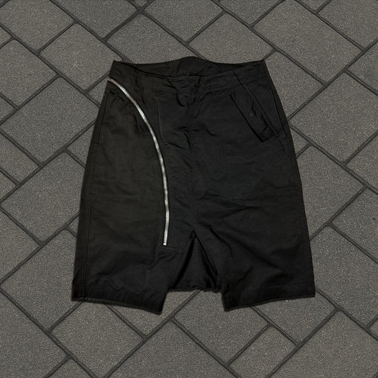 Rick Owens Black Nylon Aircut Shorts