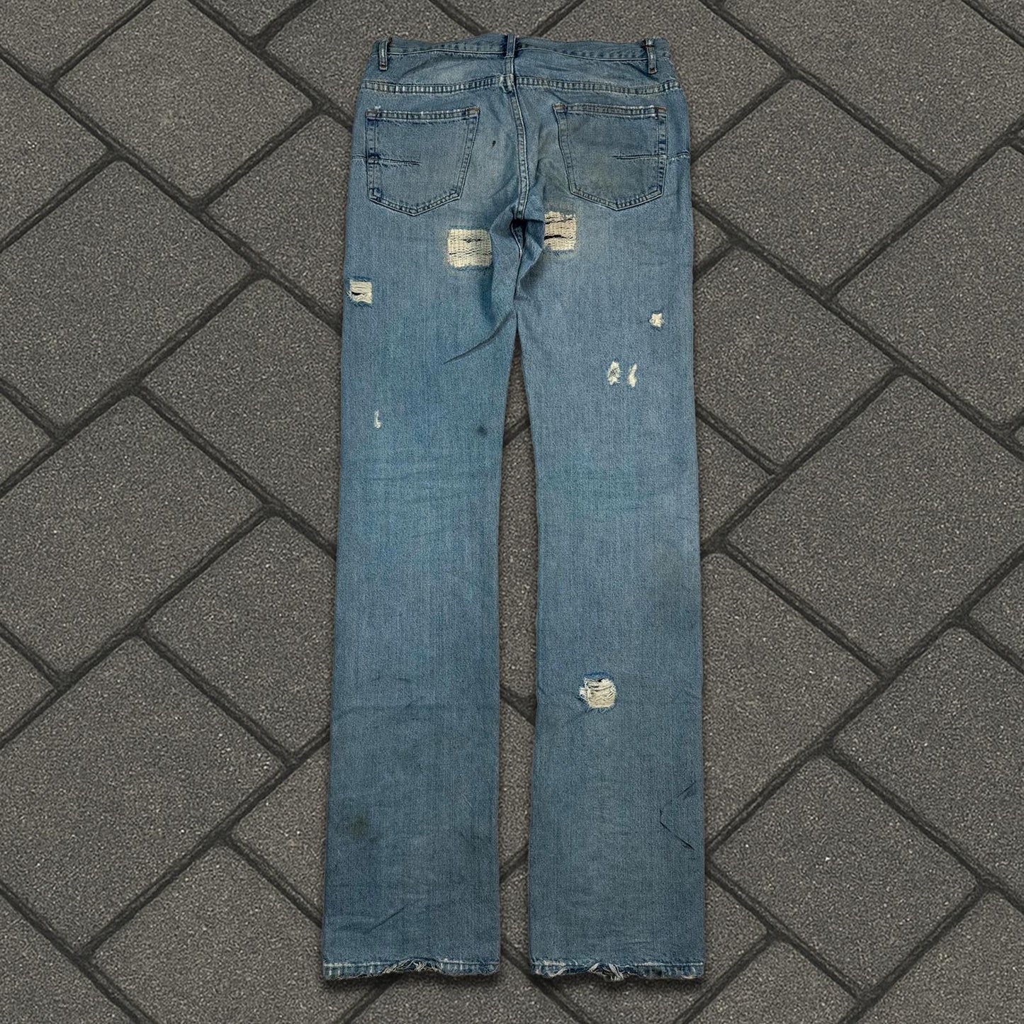 SS06 Dior Homme Crash Denim