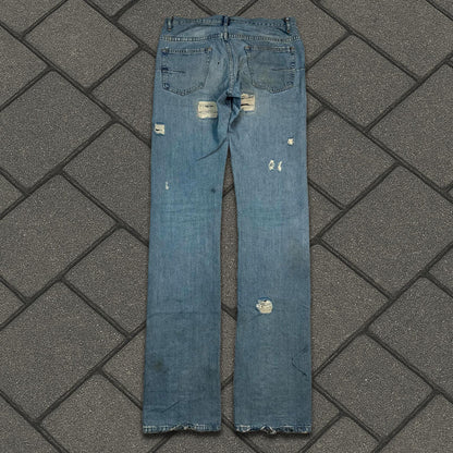 SS06 Dior Homme Crash Denim
