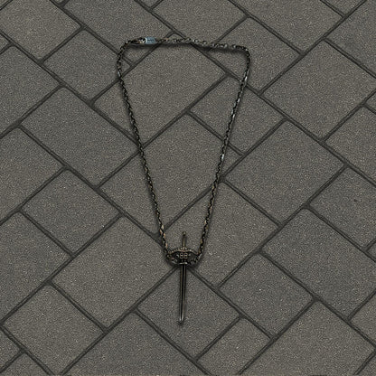 Balenciaga Goth Sword Crystal Chain