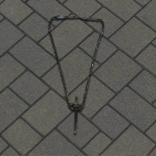 Balenciaga Goth Sword Crystal Chain