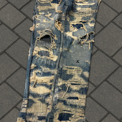 AW05 Undercover “Arts & Crafts” Blue 85 Denim