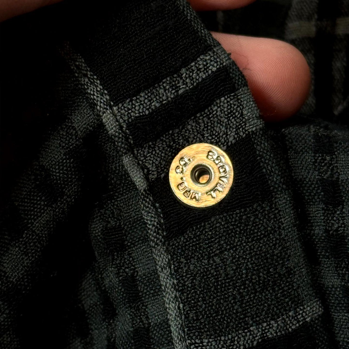 Chrome Hearts Black Celtic Cross Patch Flannel