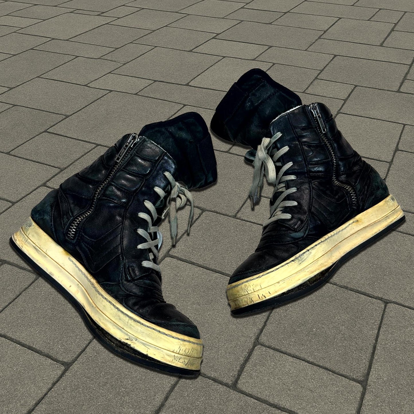 AW06 Rick Owens Pigskin Dunks