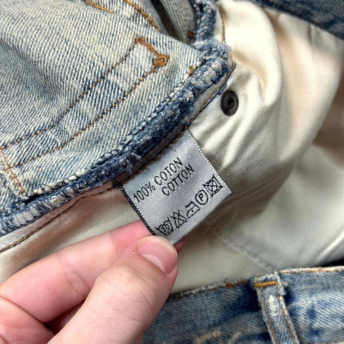 SS06 Dior Homme Crash Denim
