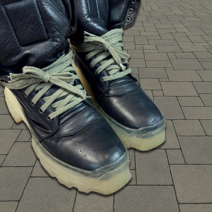 AW18 Rick Owens Tractor Dunk Hiking Boots