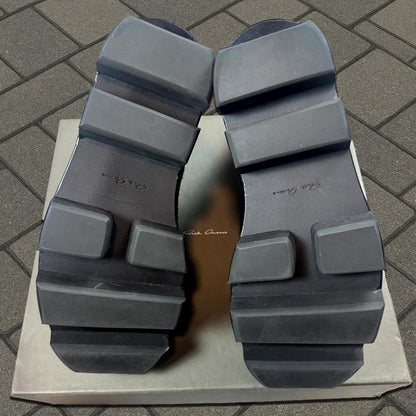 FW13 Rick Owens ‘Plinth’ Black Pony Hair Megatooth Boots