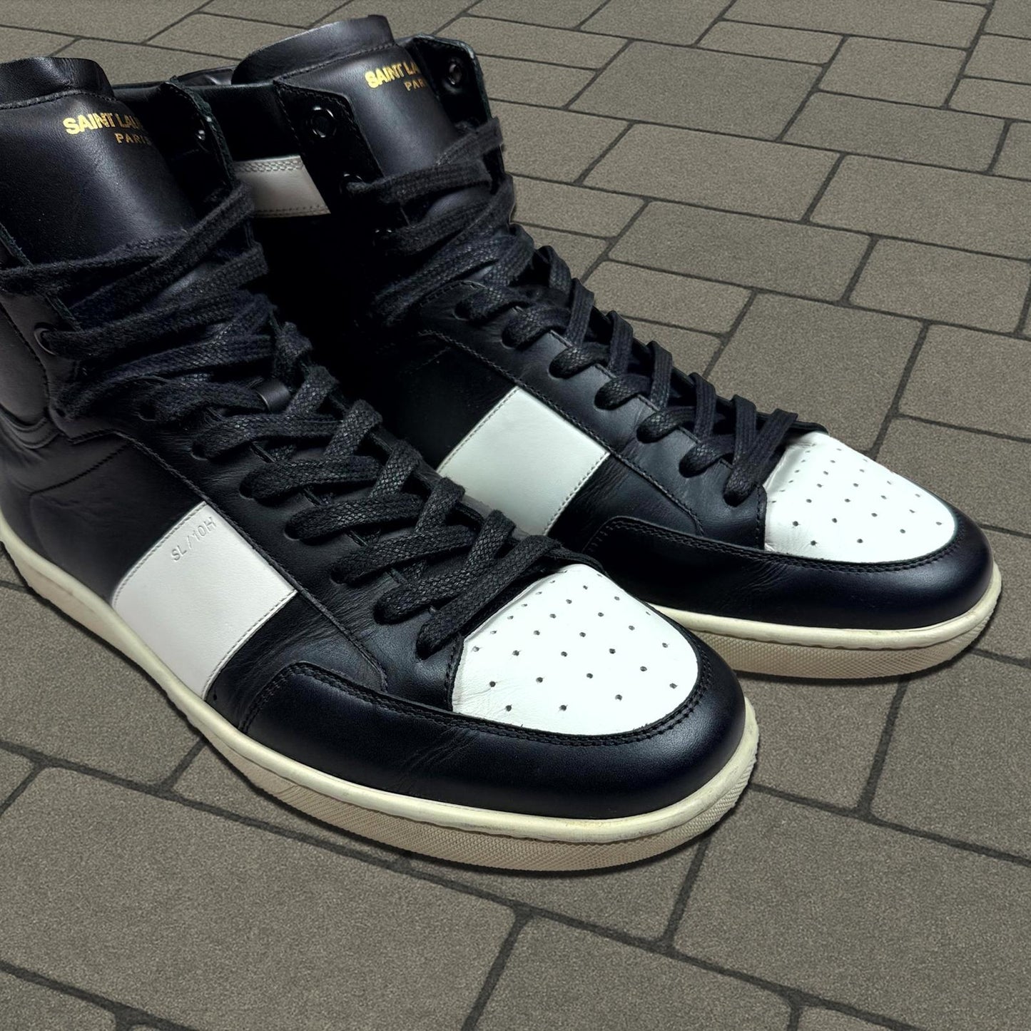 Saint Laurent Paris Black SL/10H Sneakers