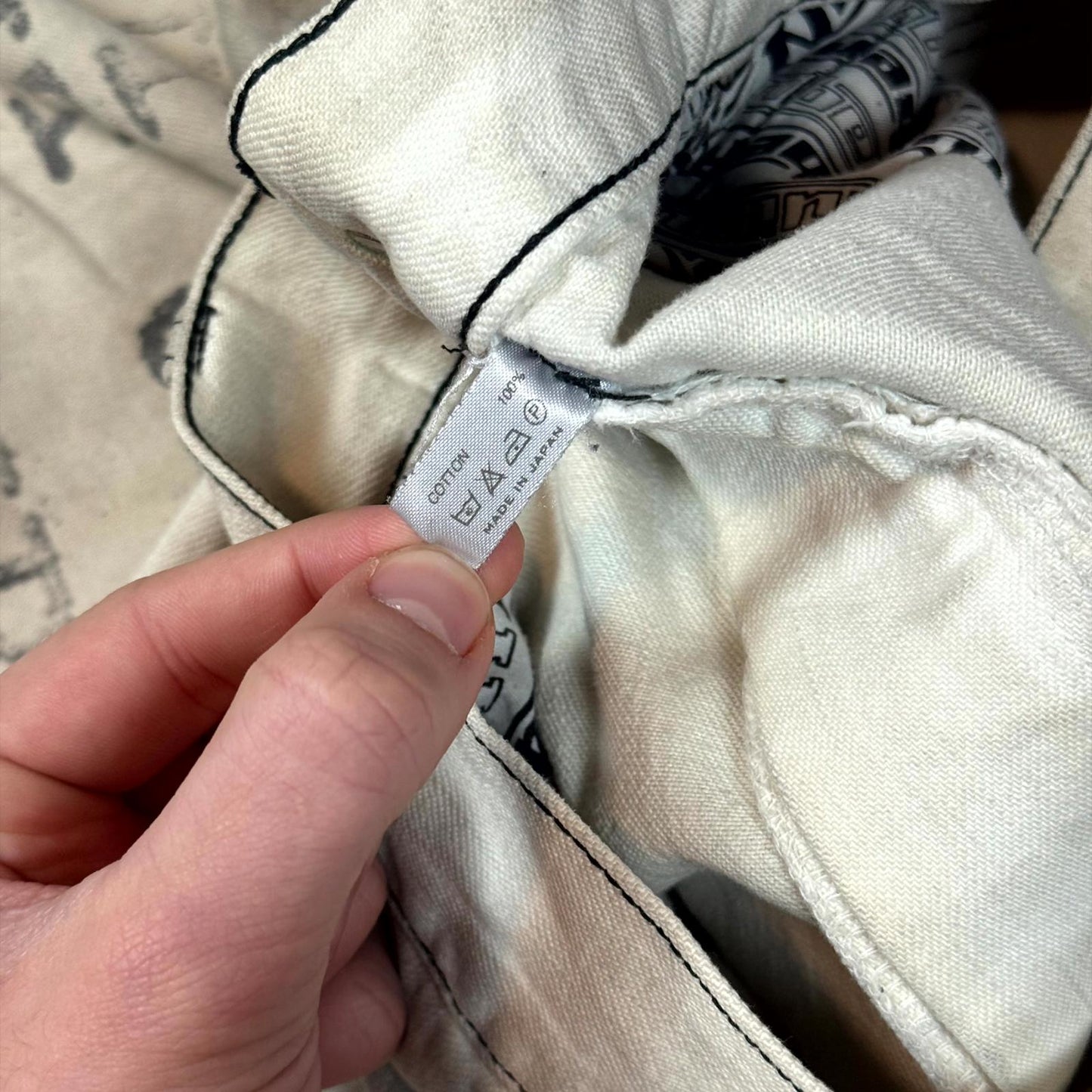 SS02 Number (N)ine ‘Cut Up’ Denim