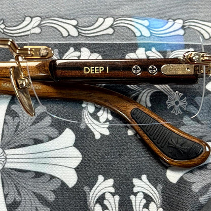 Chrome Hearts Deep I Gold Glasses