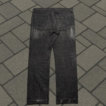 SS03 Dior Homme Black Clawmark Denim