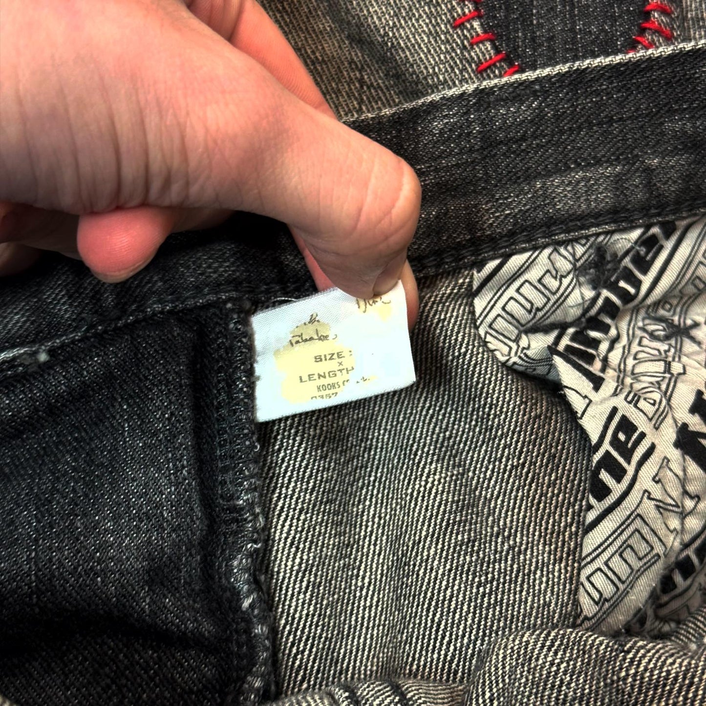 SS05 Number Nine “Nightcrawler” Denim