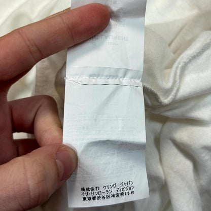 2017 Saint Laurent Paris White “No Smoking” Tee