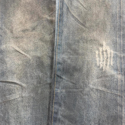 SS04 Dior Homme Dirty Bleu Clair Denim