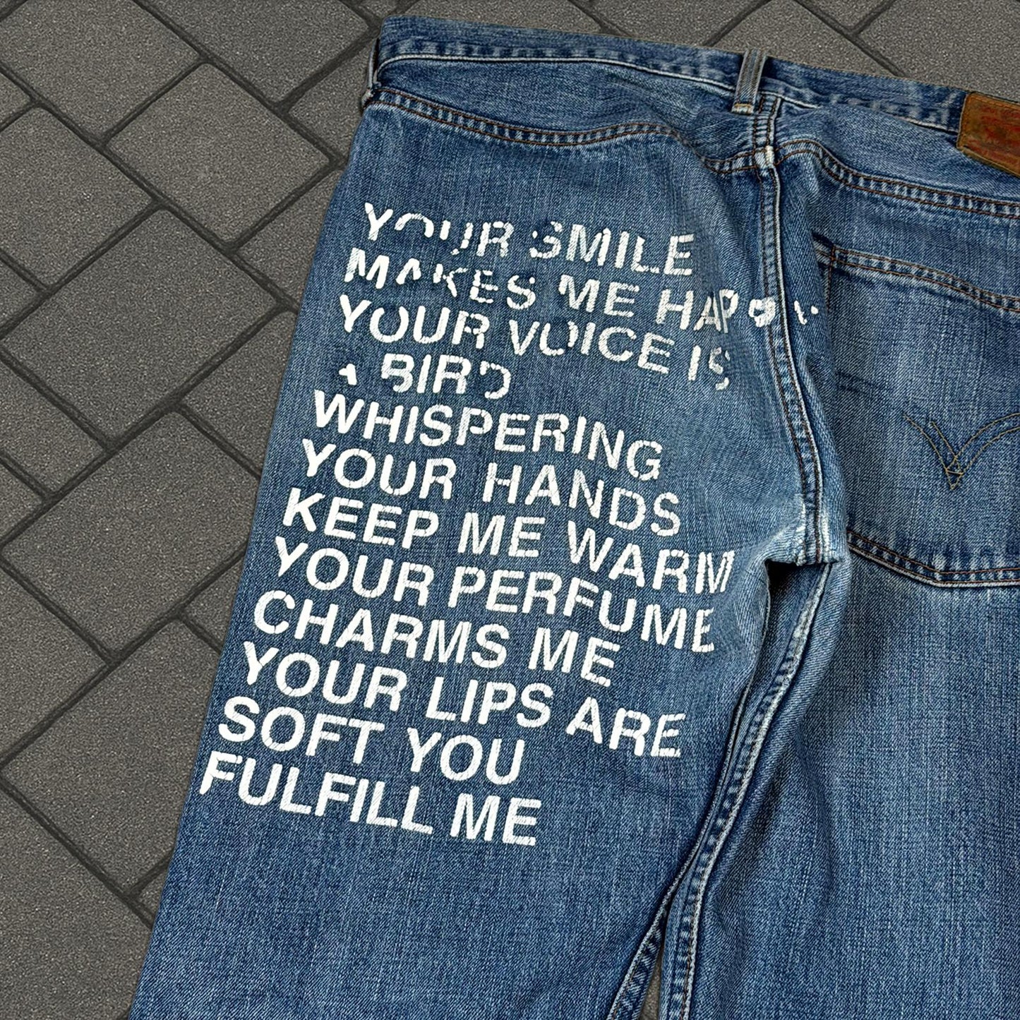 SS02 Junya Watanabe Poem Denim