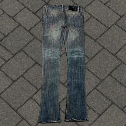 LGB Zipper Flared Denim