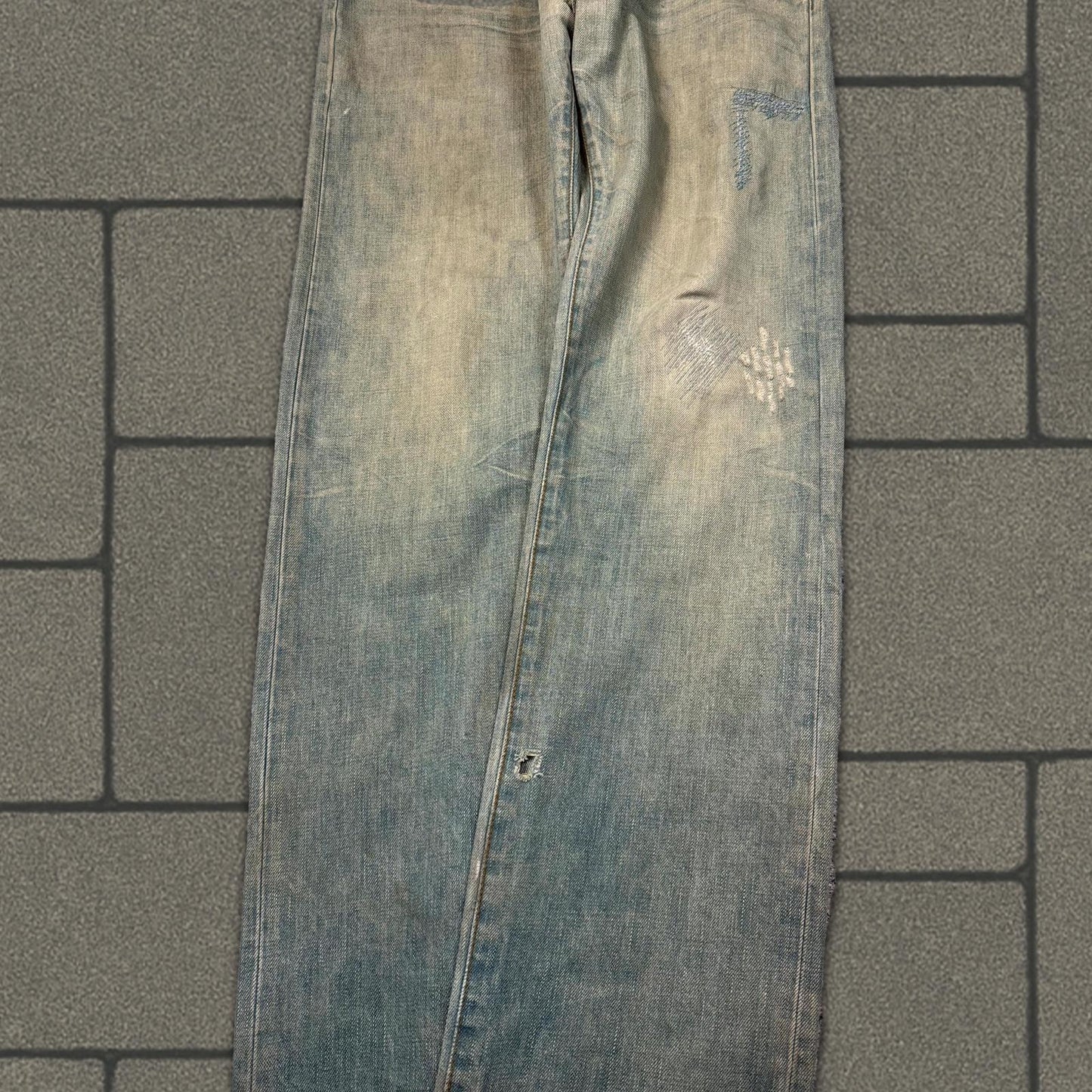 SS04 Dior Homme Unwaxed Bleu Clair Denim