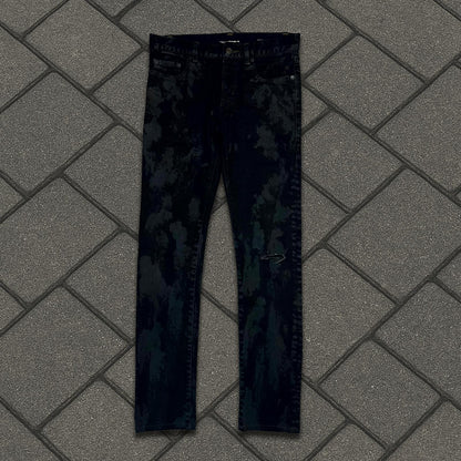FW13 Saint Laurent Paris Oil Crash Denim