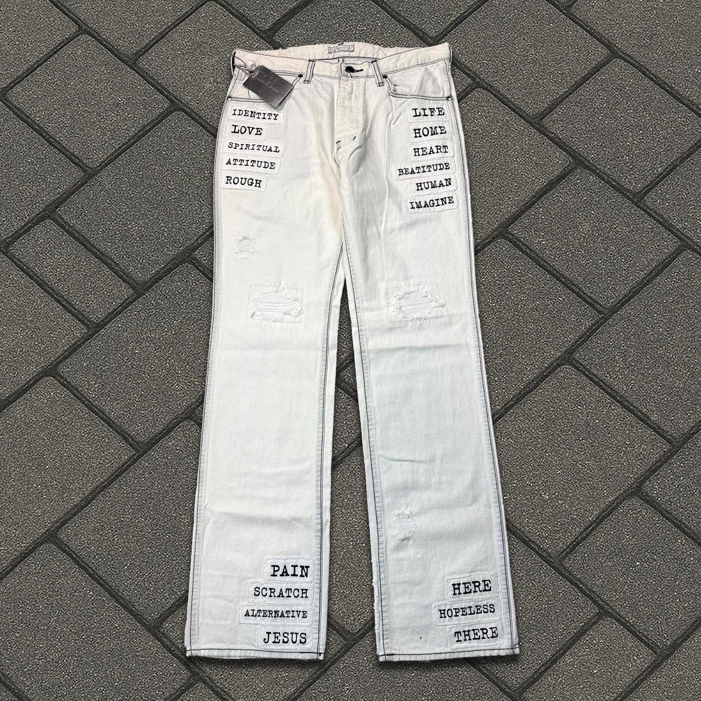 SS02 Number Nine ‘Modern Age’ Patchwork Denim