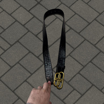 Balenciaga Crocodile Belt