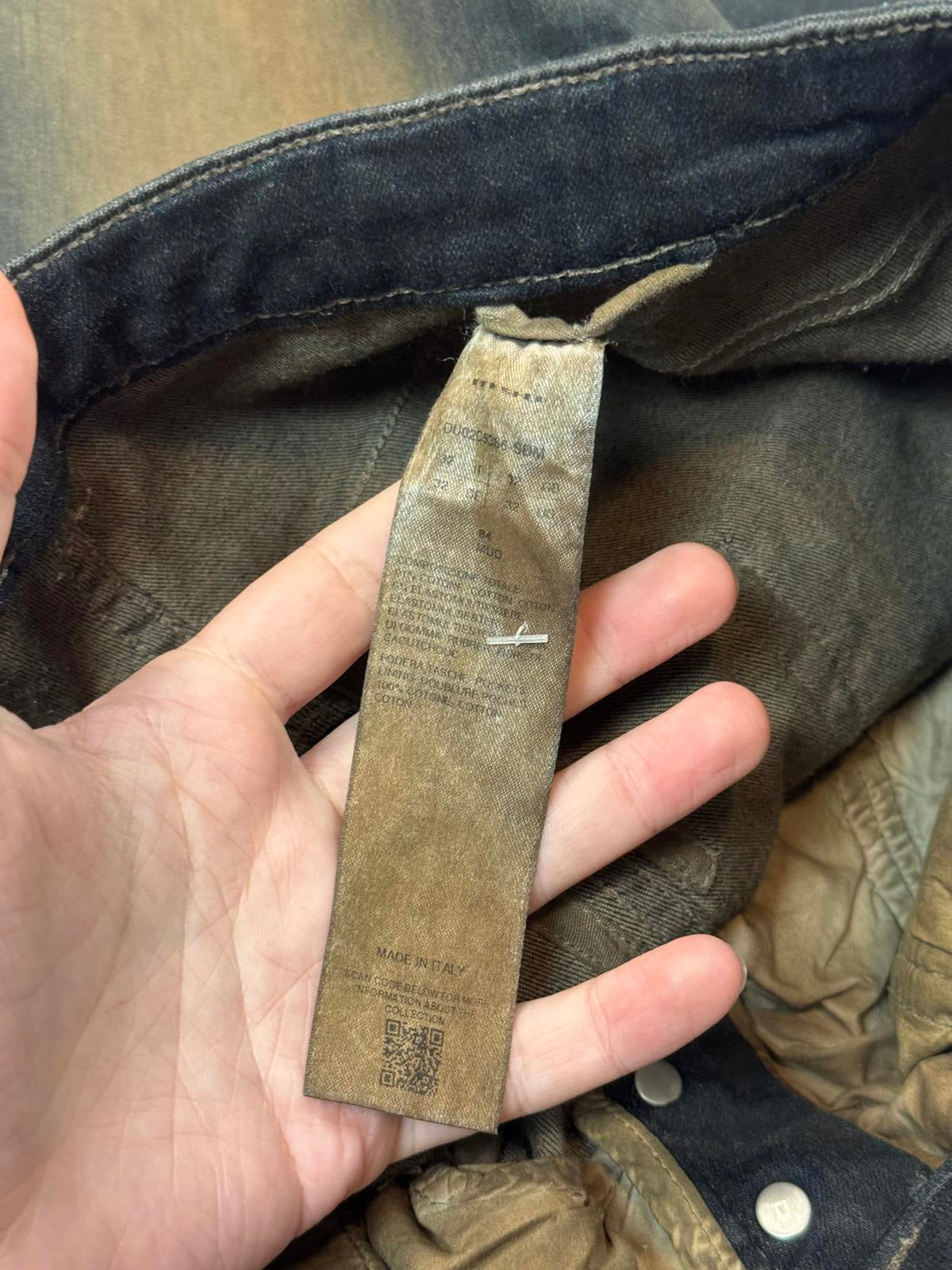 FW23 Rick Owens Mudwashed Detroit Cut Denim